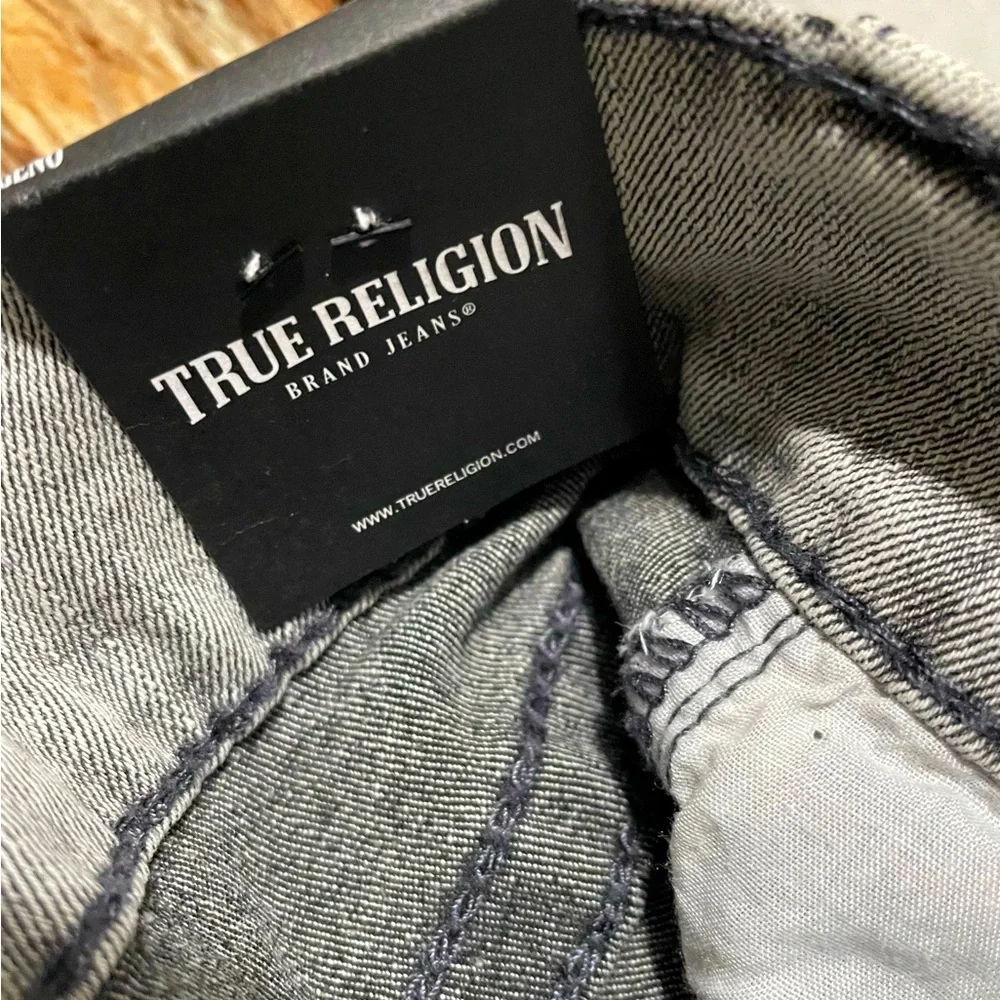 True Religion Jeans Relaxed Fit Denim Geno Big T Slim Jeans Men’s Size 38